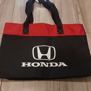 Honda Red and Black Tote Bag
